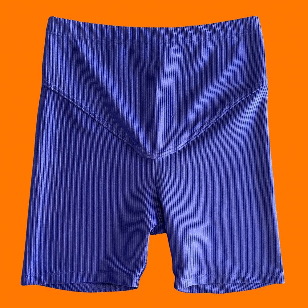 90's vintage purple high waisted biker shorts XS SMALL wonderbody